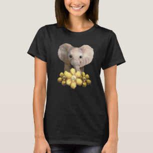 Camiseta Elefantes artísticos Animales África Sol asiático