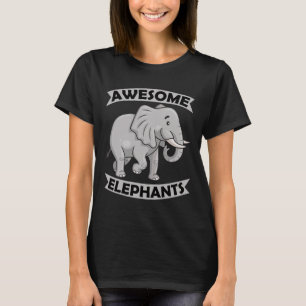 Camiseta Elefantes asombrosos Zoo Circus Fun Elephant Conse