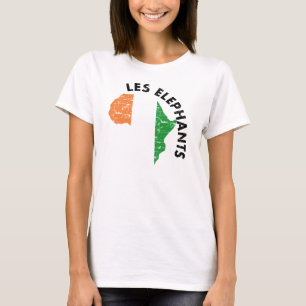 Camiseta Elefantes de Cote D Ivoire