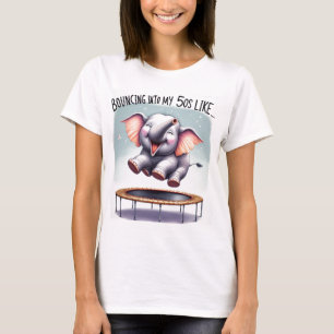 Camiseta Elefantes elásticos: ¡Una Trampolina a 50!