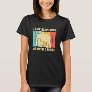 Camiseta Elefantes Hombres Mujeres Jóvenes Chicas Elefante
