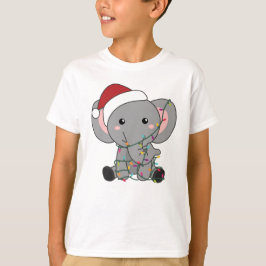 Camiseta Elefantes Navidades de Elefantes Niegan a los Anim