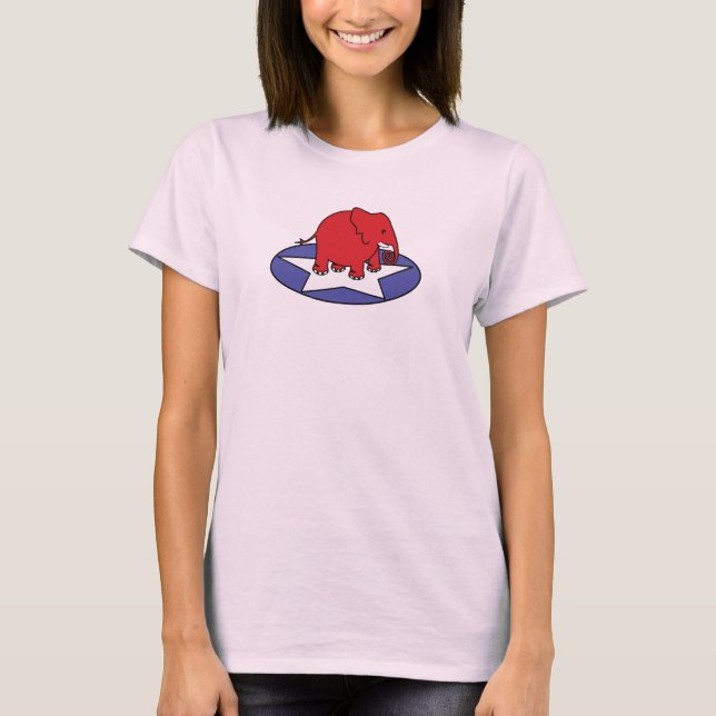 Camiseta Elefantes republicanos (Anverso)