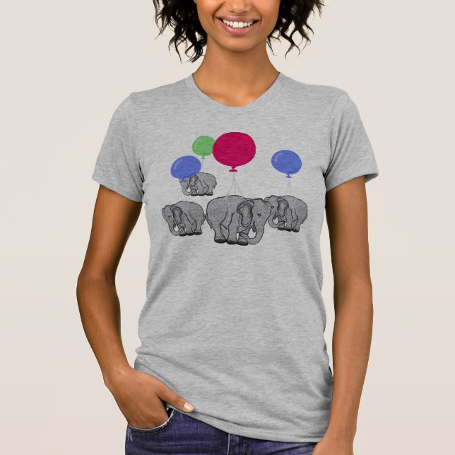 Camiseta Elefantes voladores (Anverso)