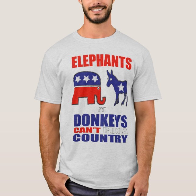 Camiseta Elefantes y burros (Anverso)