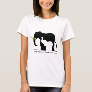 Camiseta Elefantes y marfil (blancos)