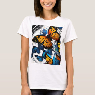Camiseta "Elegancia arrolladora: mariposa caña"