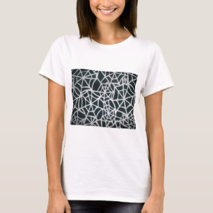 Camiseta Elegancia clásica Hermoso arte web blanco y negro