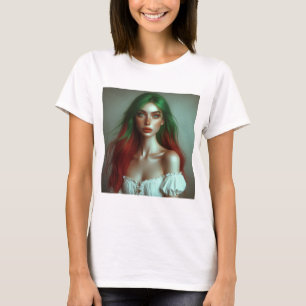 Camiseta Elegancia De Doble Tono