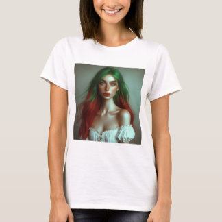 Camiseta Elegancia De Doble Tono