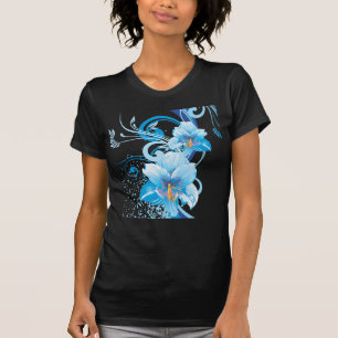 Camiseta Elegancia de Flor de Azure