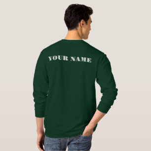 Camiseta Elegancia de Irlanda: verde de manga larga persona