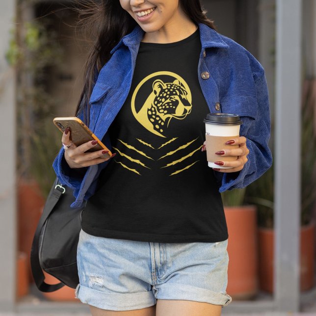 Camiseta Elegancia elegante y feroz de chita (Subido por el creador)