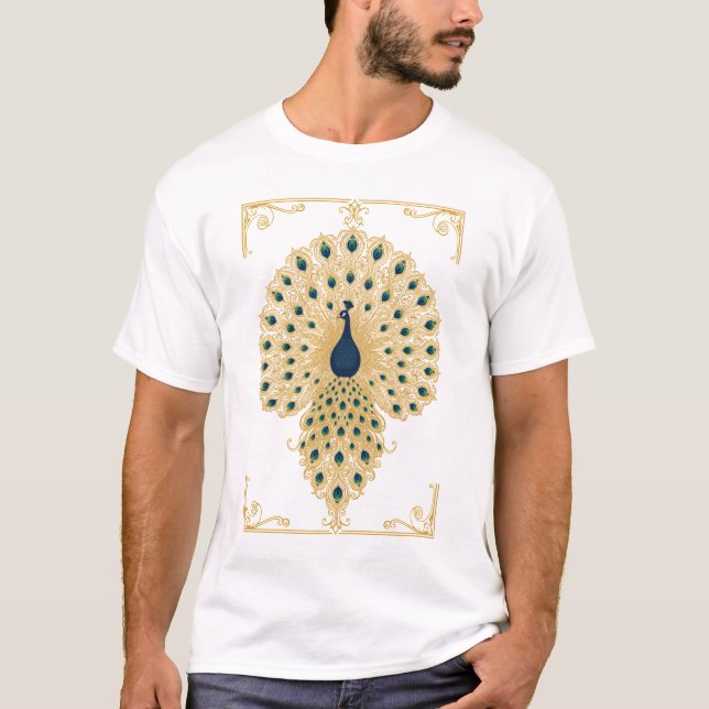 Camiseta Elegancia emplumada (Anverso)