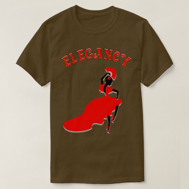 Camiseta elegancia en el baile (Diseño del anverso)