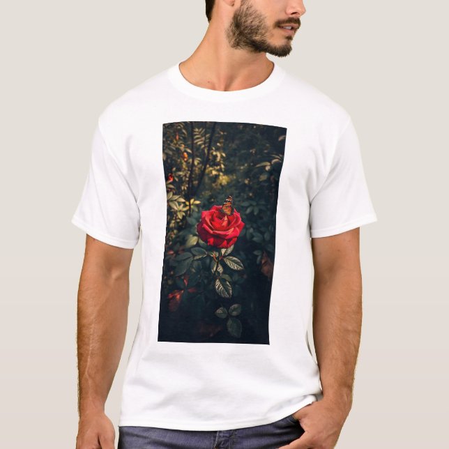 Camiseta Elegancia en Flor (Anverso)