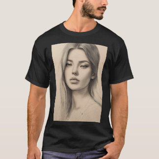 Camiseta Elegancia encantadora: Tee gráfico de Sueño Floral