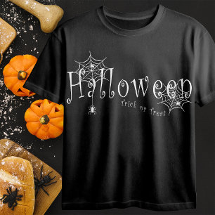 Camiseta Elegancia Espeluznante: Diseño de Telaraña de Hall