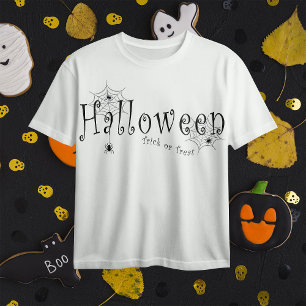 Camiseta Elegancia Espeluznante: Diseño de Telaraña de Hall