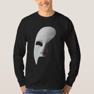 Camiseta Elegancia Etérea: Máscara Fantasma Espeluznante