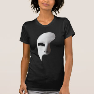 Camiseta Elegancia Etérea: Máscara Fantasma Espeluznante