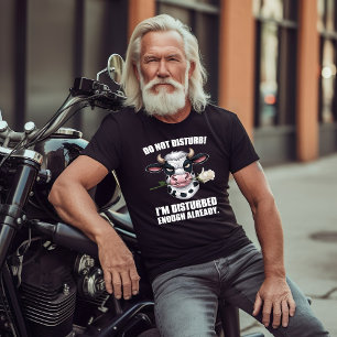 Camiseta Elegancia etérea: Rosa de sostén de vaca