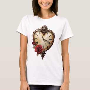 Camiseta Elegancia Eterna – Corazón de Relojería
