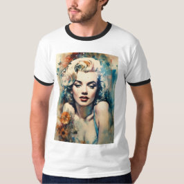 Camiseta Elegancia Femenina: Obras de arte viables