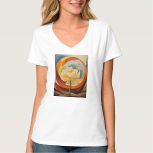 Camiseta "Elegancia floreciente: Un diseño floral elegante"