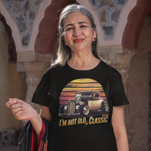 Camiseta Elegancia inmadura No soy viejo Soy clásico