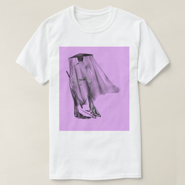 Camiseta Elegancia Lavanda (Diseño del anverso)