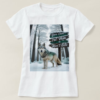 Camiseta Elegancia majestuosa blanca y dorada