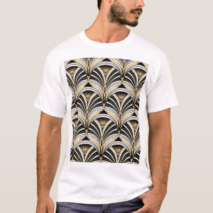 Camiseta Elegancia negra de oro en el Art Deco: 2000 ruidos