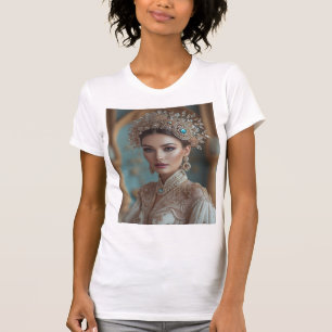 Camiseta Elegancia real - Belleza eterna en oro