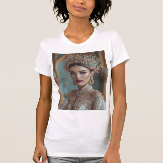 Camiseta Elegancia real - Belleza eterna en oro