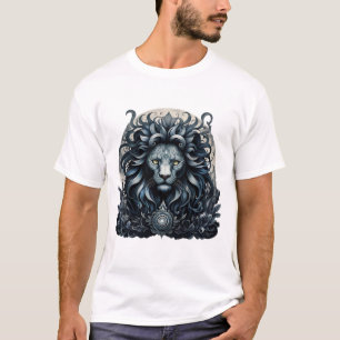 Camiseta Elegancia real, majestuosa mirada ornamentada cabe