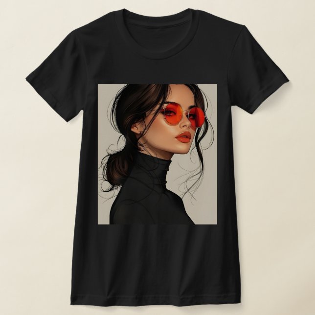 Camiseta Elegancia Roja (Distribución)