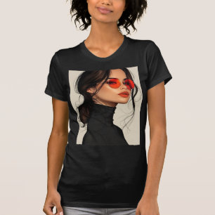 Camiseta Elegancia Roja