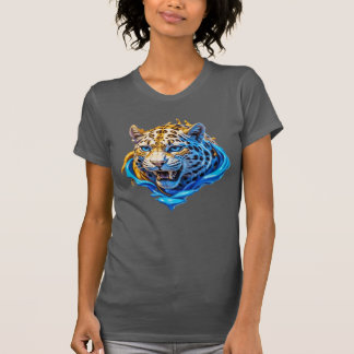 Camiseta "Elegancia salvaje: El leopardo acuático"