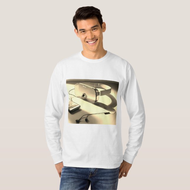 Camiseta Elegancia sin tiempo en realidad aumentada (Anverso completo)