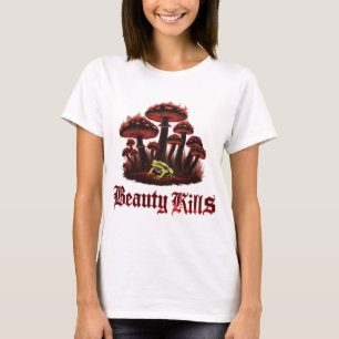 Camiseta "Elegancia tóxica - Costilla de hongos con gorro d