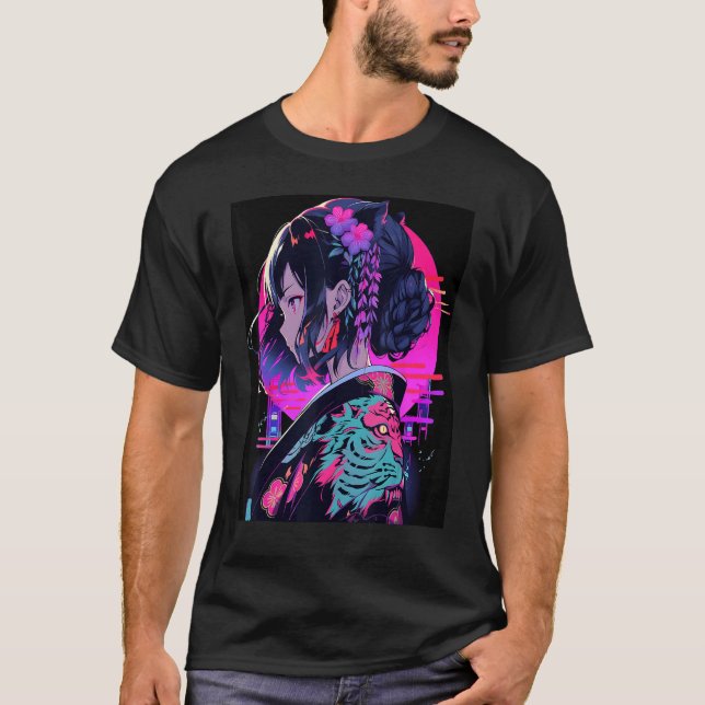 Camiseta Elegant Geisha A Tribute to Japanese Beauty Design (Anverso)