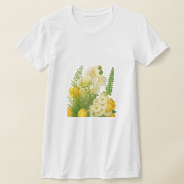 Camiseta Elegant Spring Floral Bouquet  (Distribución)