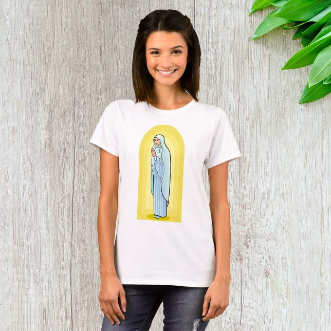Camiseta Elegant Virgin Mary Catholic Religious (Subido por el creador)