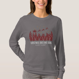 Camiseta Elegant Women's Christmas Holiday Look