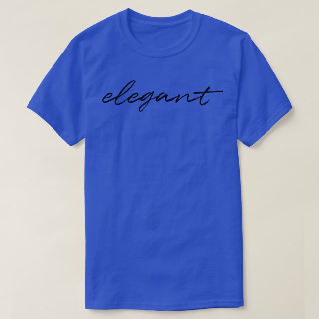 Camiseta Elegante (Diseño del anverso)