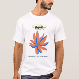 Camiseta Elegante acuarela Flor Art - Hermosa Mano-Pai