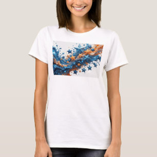 Camiseta elegante azul ESTRELLAS EN EL CIELO State