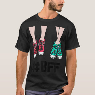 Camiseta Elegante Bff Mejor Amigo Chicas De Amistad Con Soc