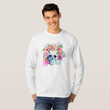 Elegante buque floral Skull Dia de los Muertos